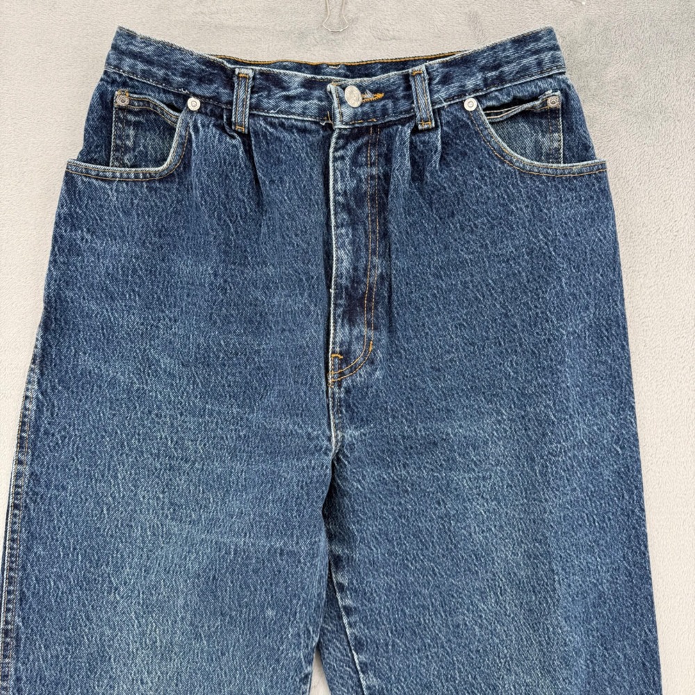 Vintage Sasson‎ High Waisted Mom Jeans Denim Made in USA Tapered Leg Size 27? - Picture 10 of 15